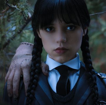 wednesday l to r thing, jenna ortega as wednesday addams in episode 104 of wednesday cr courtesy of netflix © 2022 wednesday l to r thing, jenna ortega as wednesday addams in episode 104 of wednesday cr courtesy of netflix © 2022