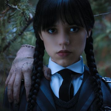 wednesday l to r thing, jenna ortega as wednesday addams in episode 104 of wednesday cr courtesy of netflix © 2022