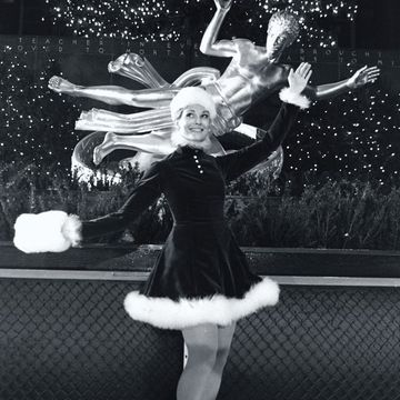 candice bergen rockefeller center ice skating