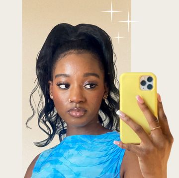 nerisha selfie with hair