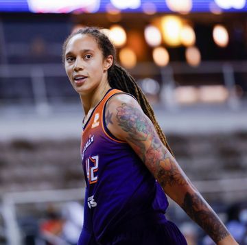 Phoenix Mercury v Indiana Fever indianapolis, in september 06 brittney griner 42 of the phoenix mercury is seen during the game against the indiana fever at indiana farmers coliseum on september 6, 2021 in indianapolis, indiana note to user user expressly acknowledges and agrees that, by downloading and or using this photograph, user is consenting to the terms and conditions of the getty images license agreementphoto by michael hickeygetty images