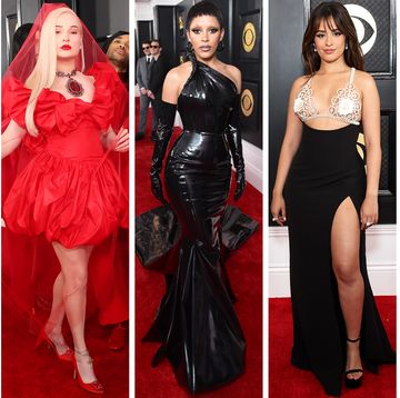 2023 grammy awards mary j blige kim petras dojo cat camila cabello cards b lizzo