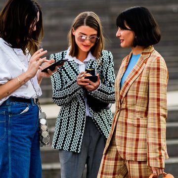 People, Street fashion, Plaid, Fashion, Friendship, Fun, Human, Interaction, Design, Conversation, People, Street fashion, Plaid, Fashion, Friendship, Fun, Human, Interaction, Design, Conversation,