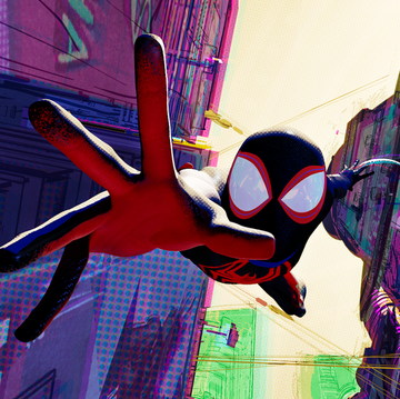 miles morales as spiderman in columbia pictures and sony pictures animations’ spider man across the spider verse